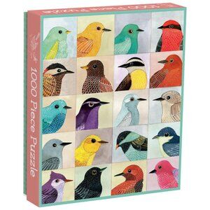 USED Avian Friends 1000 Piece PUZZLE by Galison